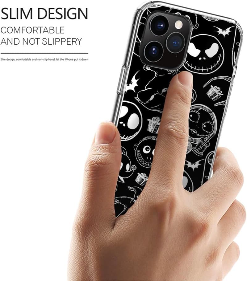 Shockproof Phone Case for iPhone 15/14/13/12/11 - Transparent TPU