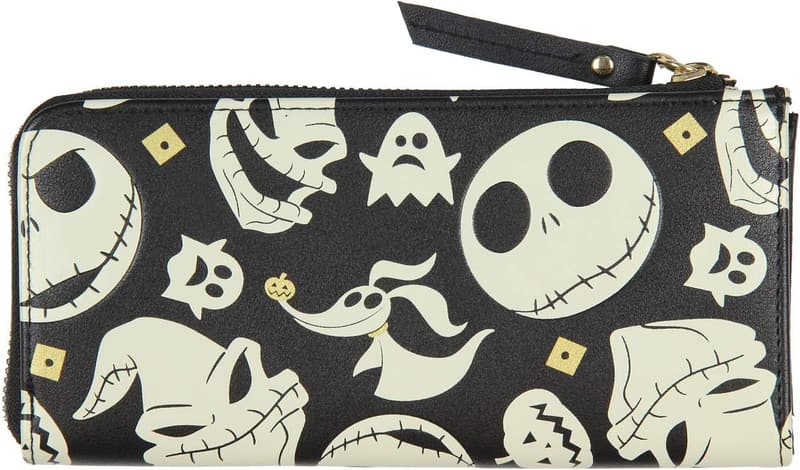 Disney Nightmare Before Christmas Jack Skellington Zip Wallet