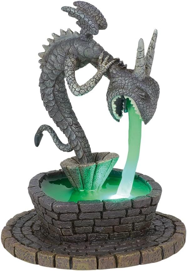 The Nightmare Before Christmas Town Square Fountain Figurine, 5 Inch