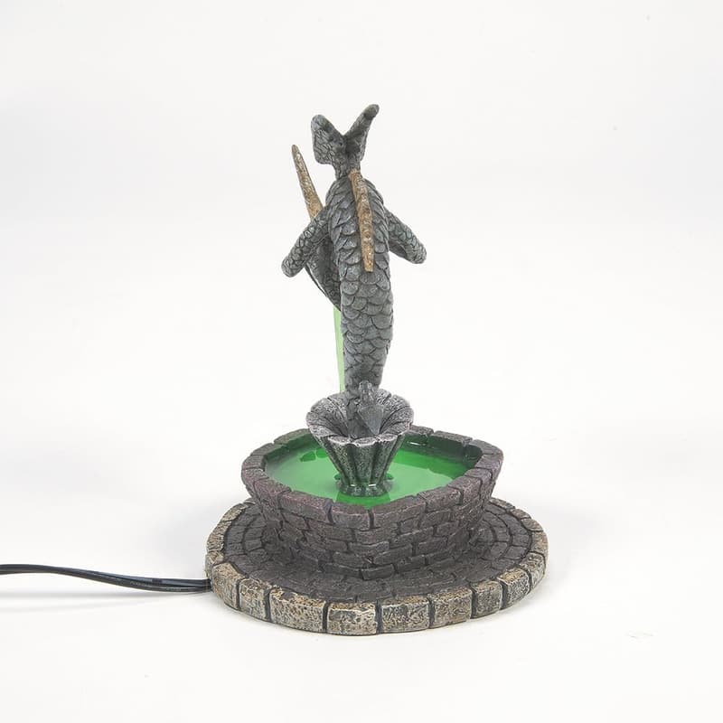 The Nightmare Before Christmas Town Square Fountain Figurine, 5 Inch