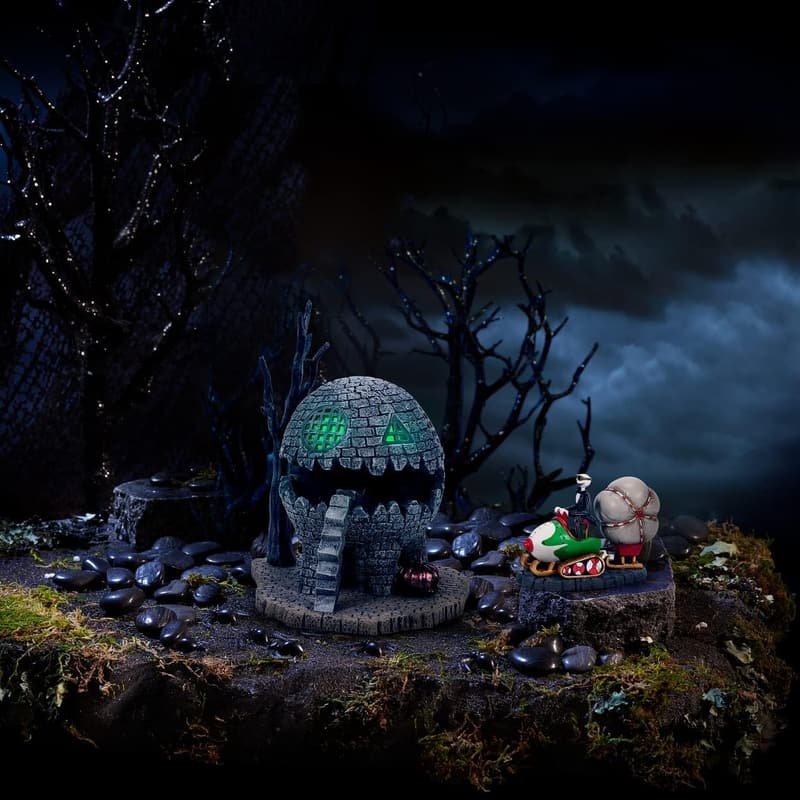 Jack in Sled Figurine - Nightmare Before Christmas Village Accessory