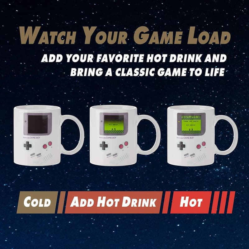 Gameboy Heat Changing Coffee Mug for Gamers – 10 oz