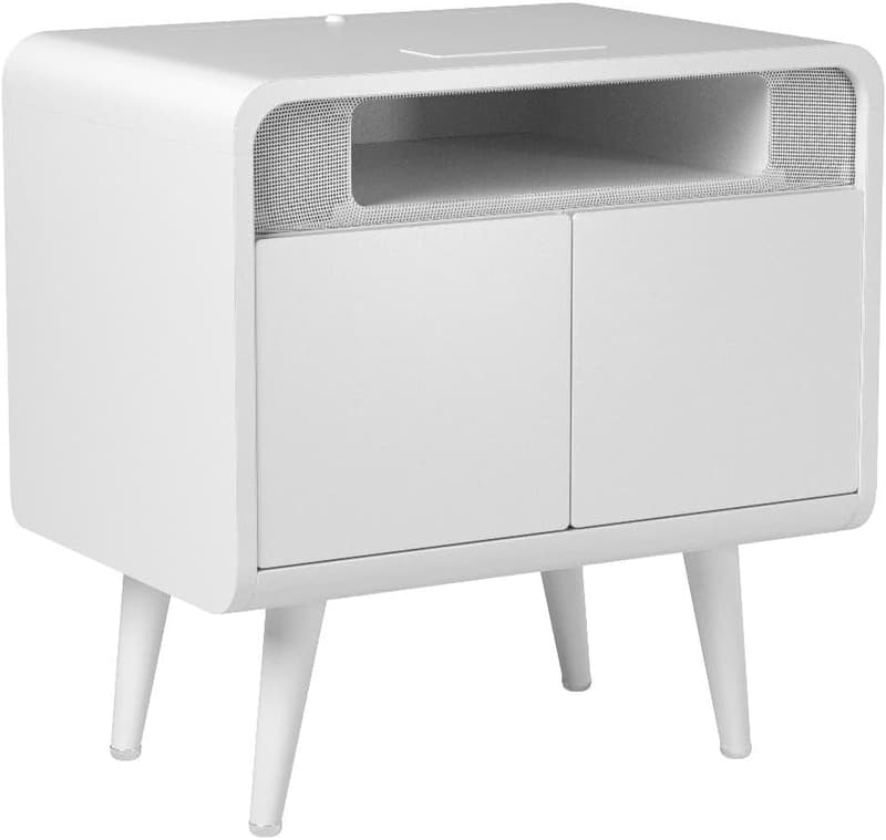 Smart Nightstand with Cooling Drawer, Wireless Charging & Bluetooth Speakers