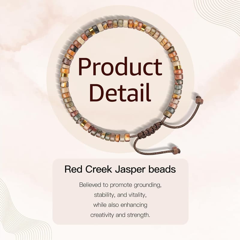 Teacher Appreciation Natural Stone Bracelet for Women