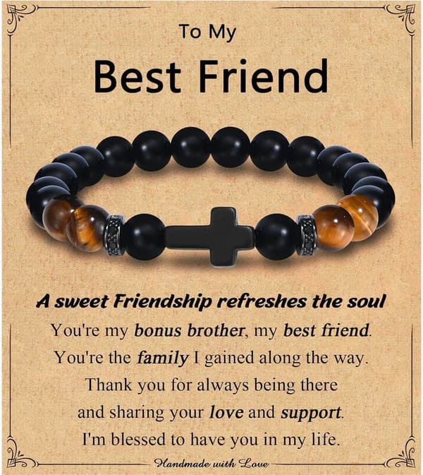 Easter Cross Bracelet for Teen Boys - Christian Gift