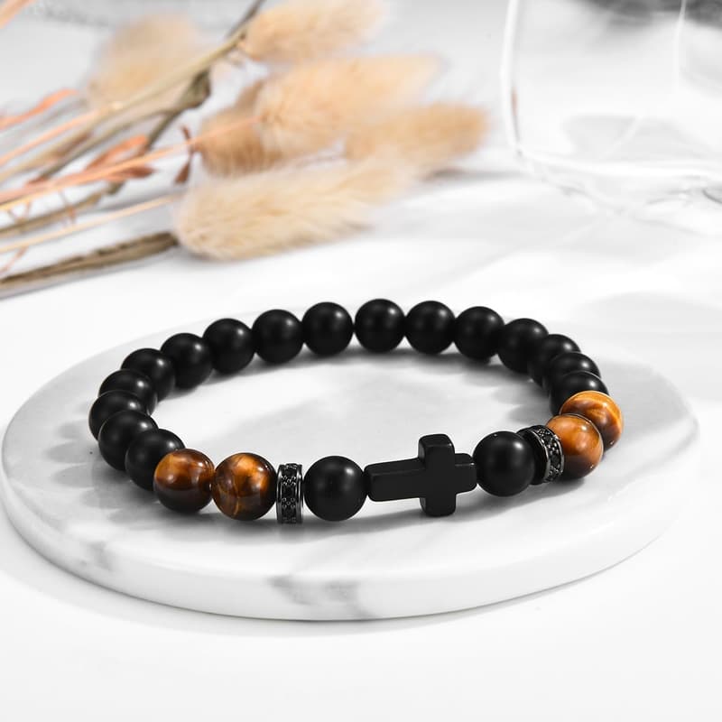 Easter Cross Bracelet for Teen Boys - Christian Gift