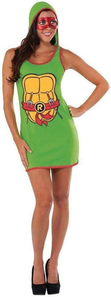 TMNT Classic Raphael Hooded Tank Dress for Women