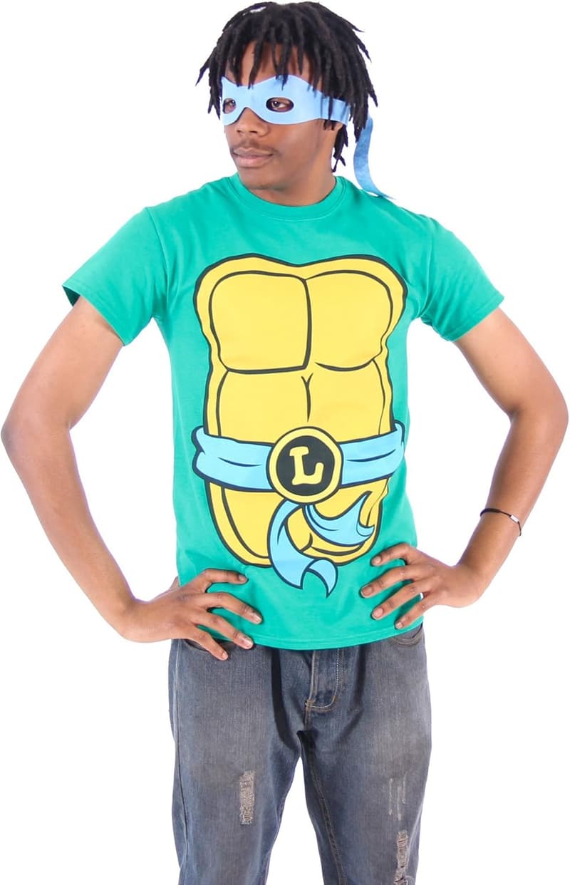 Teenage Mutant Ninja Turtles T-Shirt with Eye Mask for Halloween