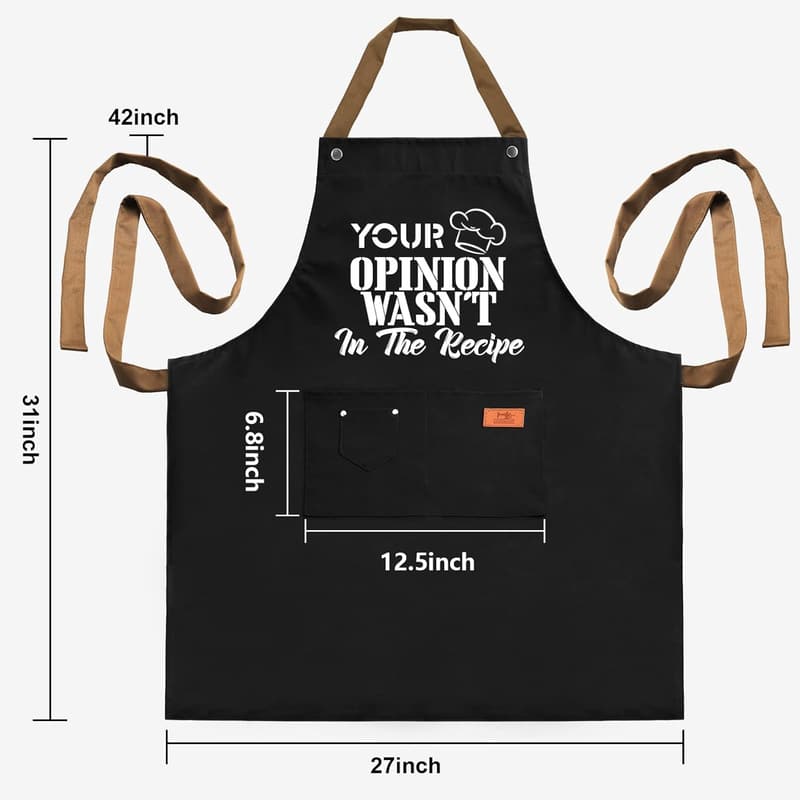 Father's Day Humor Apron for Men and Women, Unique Gift