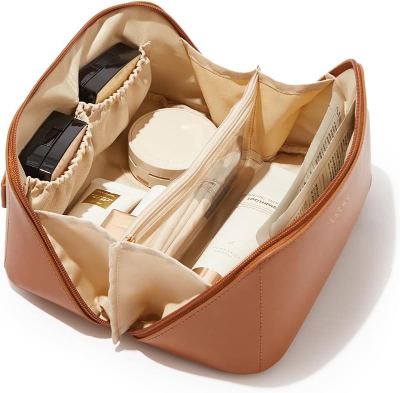 Large Capacity Waterproof Makeup Bag for Women with Handle