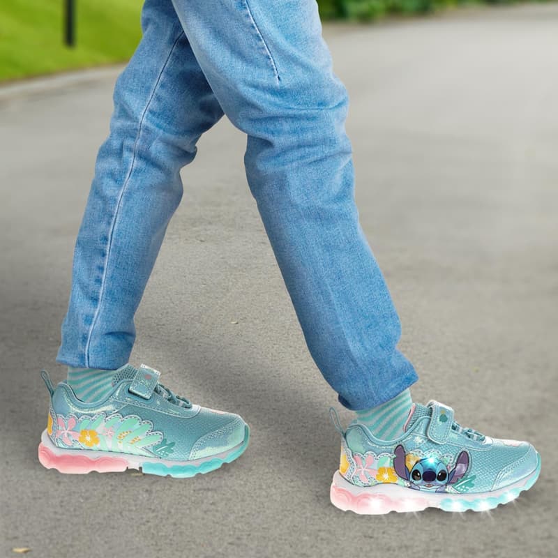 Lilo & Stitch Light-Up Laceless Shoes for Toddler Girls
