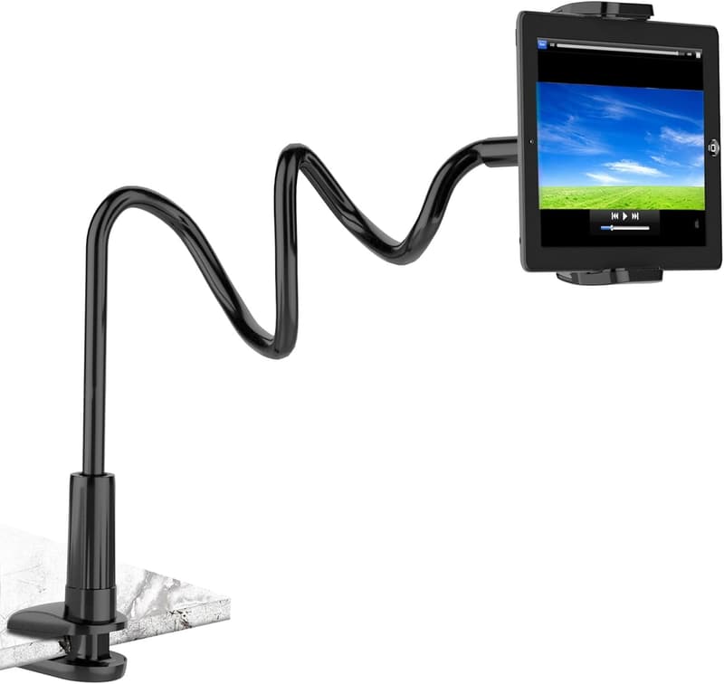 Flexible Gooseneck Holder Stand for iPad, Kindle & Switch