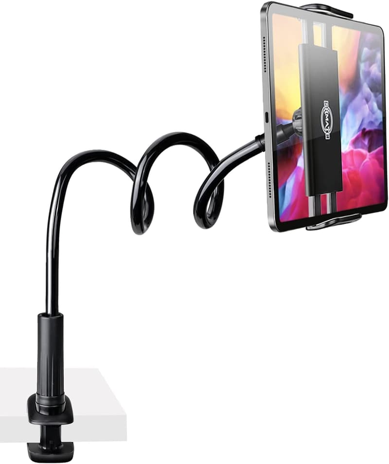 Adjustable Gooseneck Tablet Stand Holder for iPad & Kindle