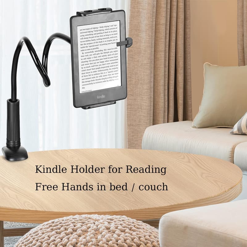 Adjustable Gooseneck Tablet Stand Holder for iPad & Kindle