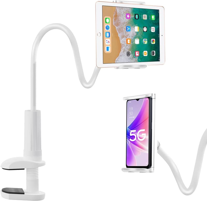Flexible Gooseneck Tablet Holder Stand for 4-10.5