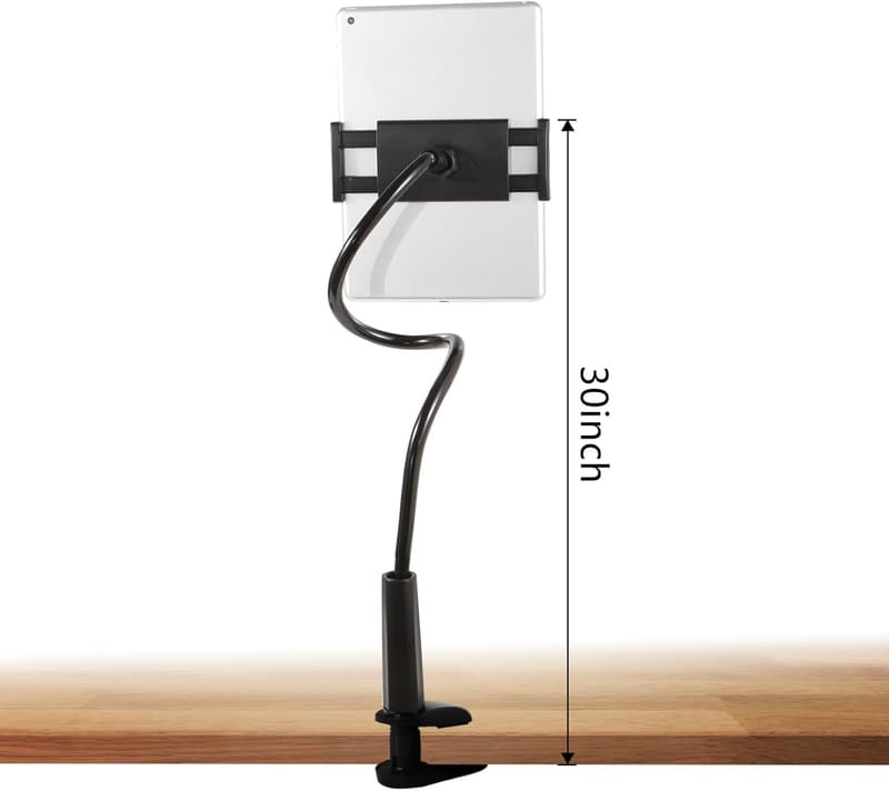 Flexible Gooseneck Tablet Holder Stand for 4-10.5