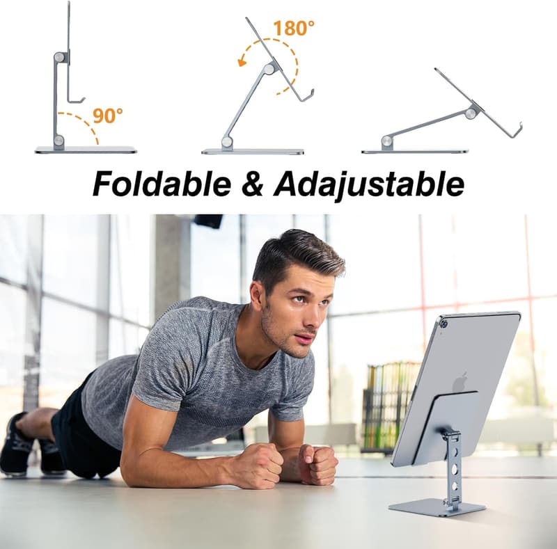 Adjustable Portable Aluminum Phone & Tablet Stand