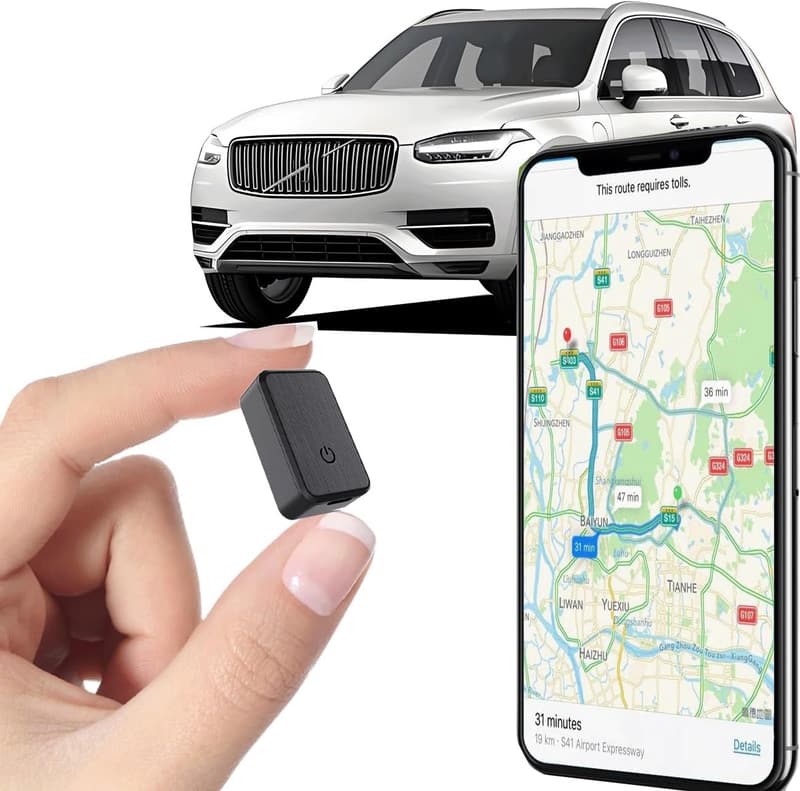 No Monthly Fee GPS Tracker for Vehicles - Portable Magnetic Device