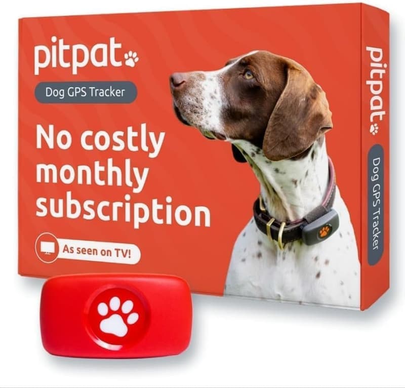 GPS Dog Tracker - Waterproof, No Subscription Fees, Fits All Collars