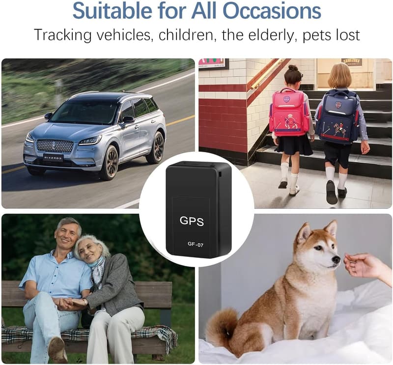 Portable Mini GPS Tracker - Real-Time Tracking, No Monthly Fee
