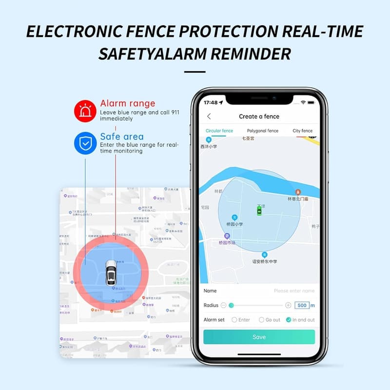 Portable Mini GPS Tracker - Real-Time Tracking, No Monthly Fee