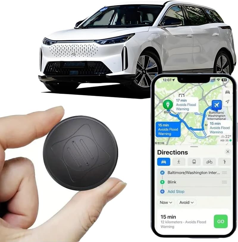 Portable Mini GPS Tracker - Real-Time Tracking, No Monthly Fee