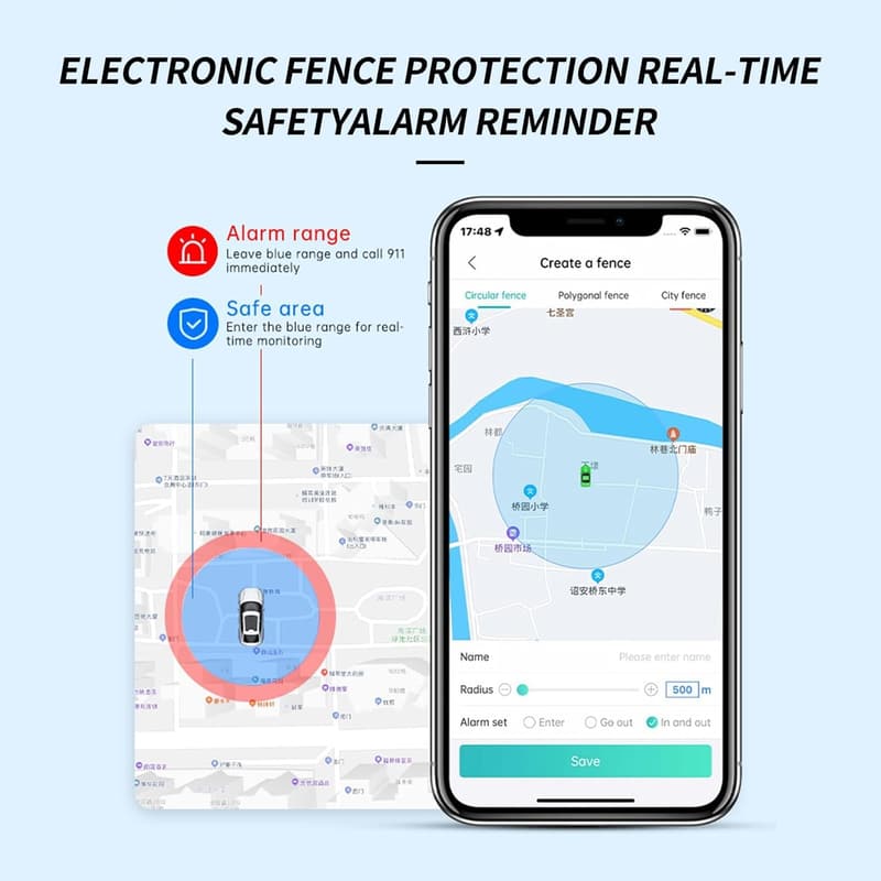 Portable Mini GPS Tracker - Real-Time Tracking, No Monthly Fee