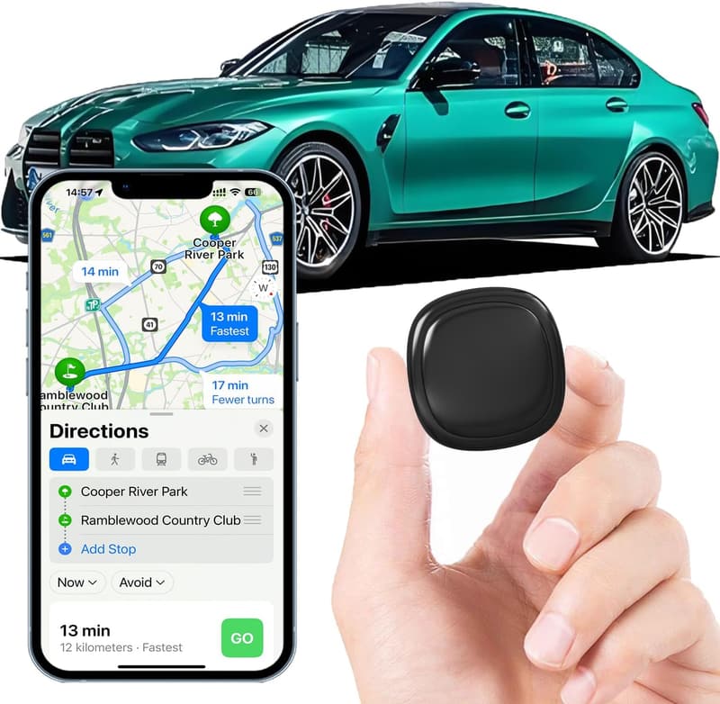 2025 Mini Magnetic GPS Tracker for Vehicles, Kids & Pets