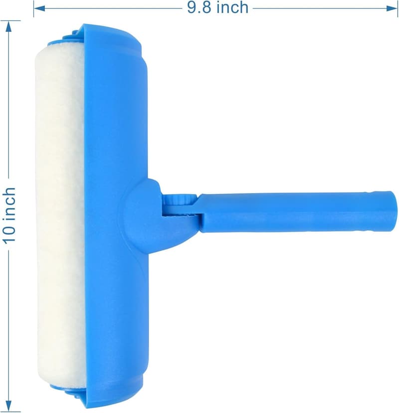 10-Inch No-Drip Ceiling Paint Roller with Adjustable Shield