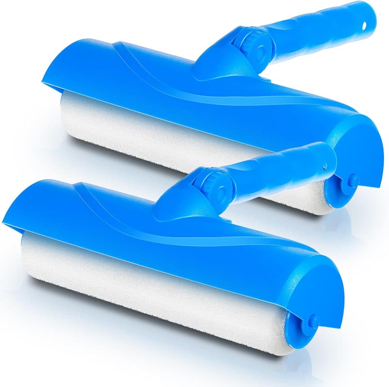 10-Inch Paint Roller Set with Adjustable Shields - No Drip Kit