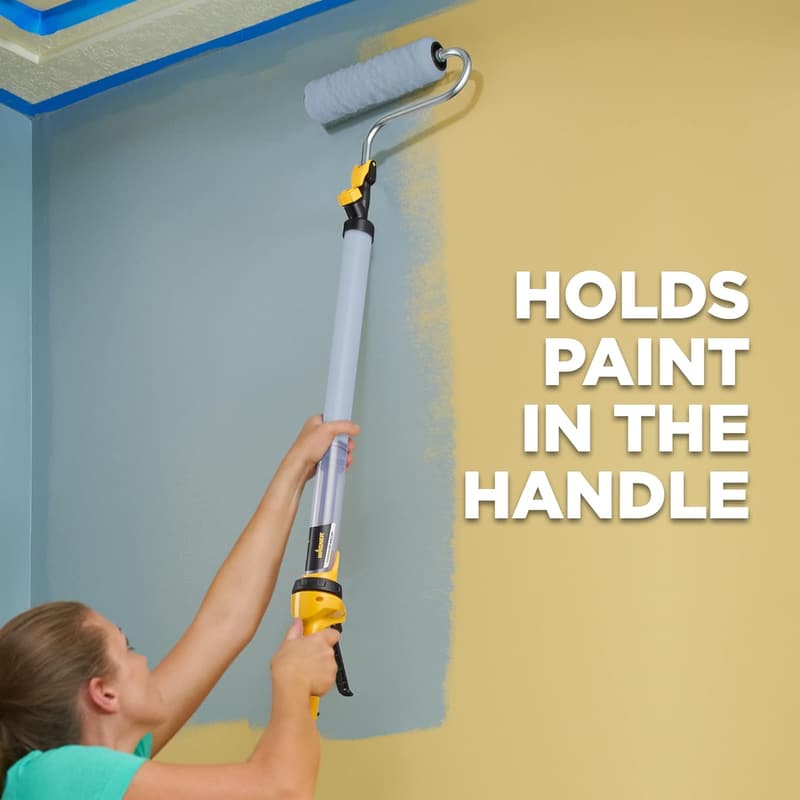 Wagner EZ Roller Paint Stick with Long Handle for Interior Painting