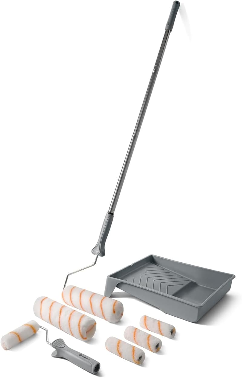 Paint Roller Kit with Extension Pole - 9