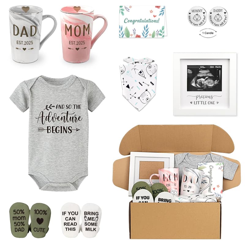 New Parents Gift Set 2025 - Baby Shower Essentials for Couples