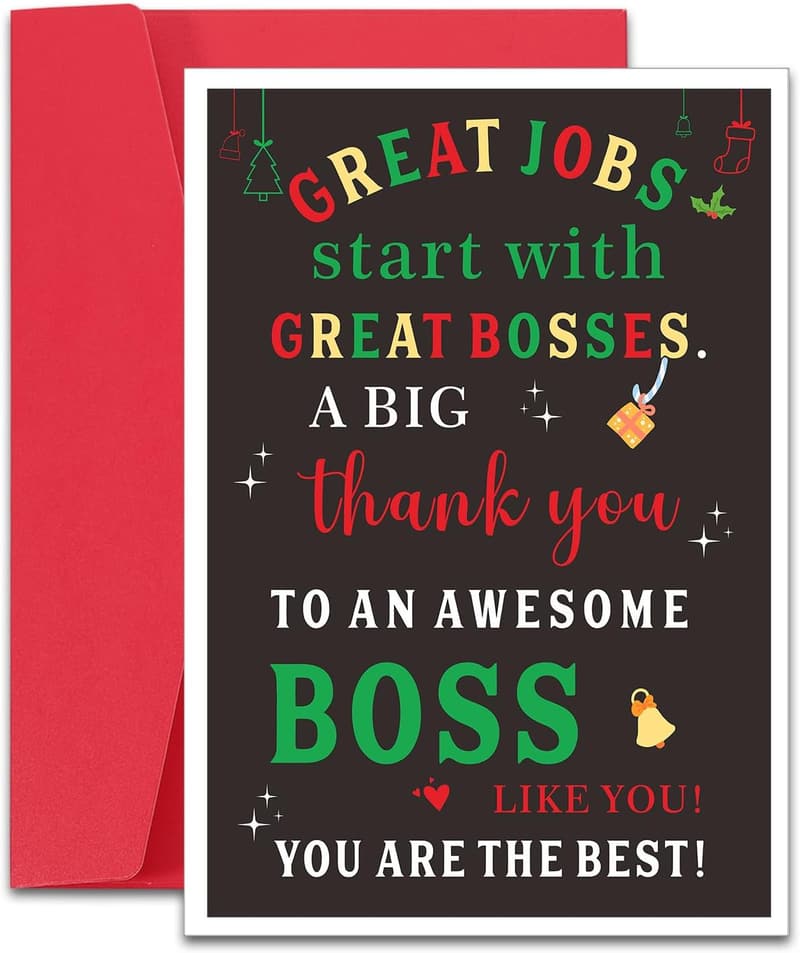 Administrative Professional Day Gifts for Boss - Appreciation Card