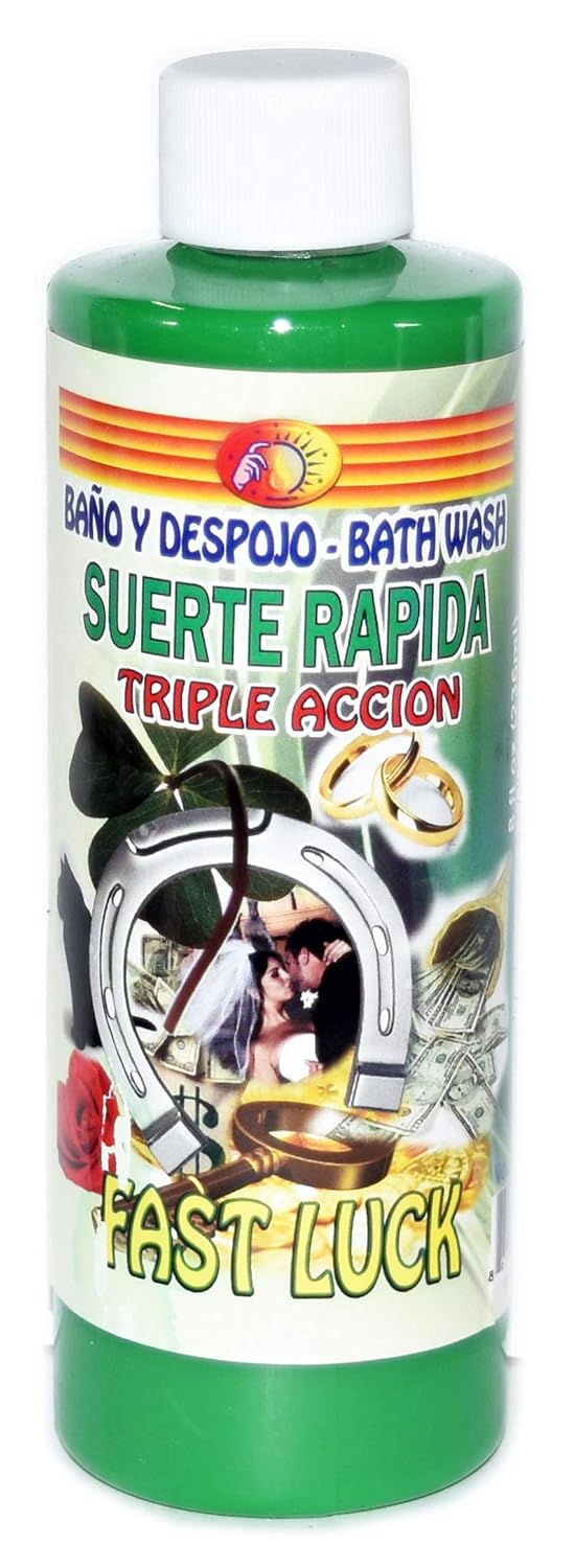 Fast Luck Bath & Floor Wash - Triple Action 8oz for Spiritual Use
