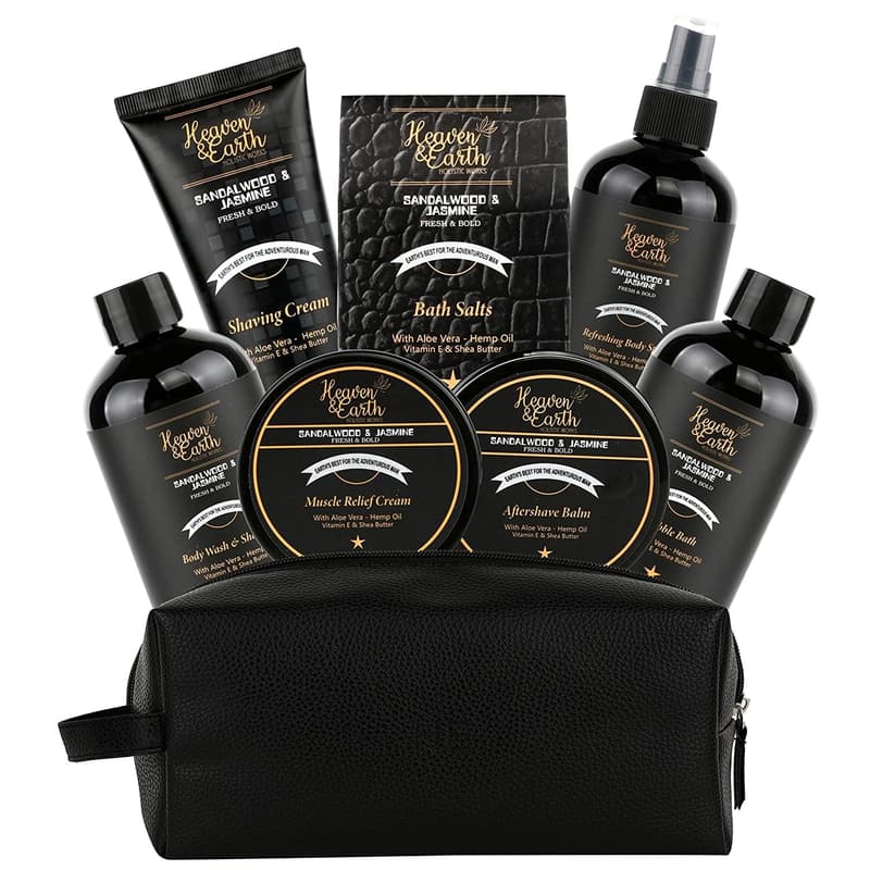 Men's Valentine's Spa Basket Gift Set