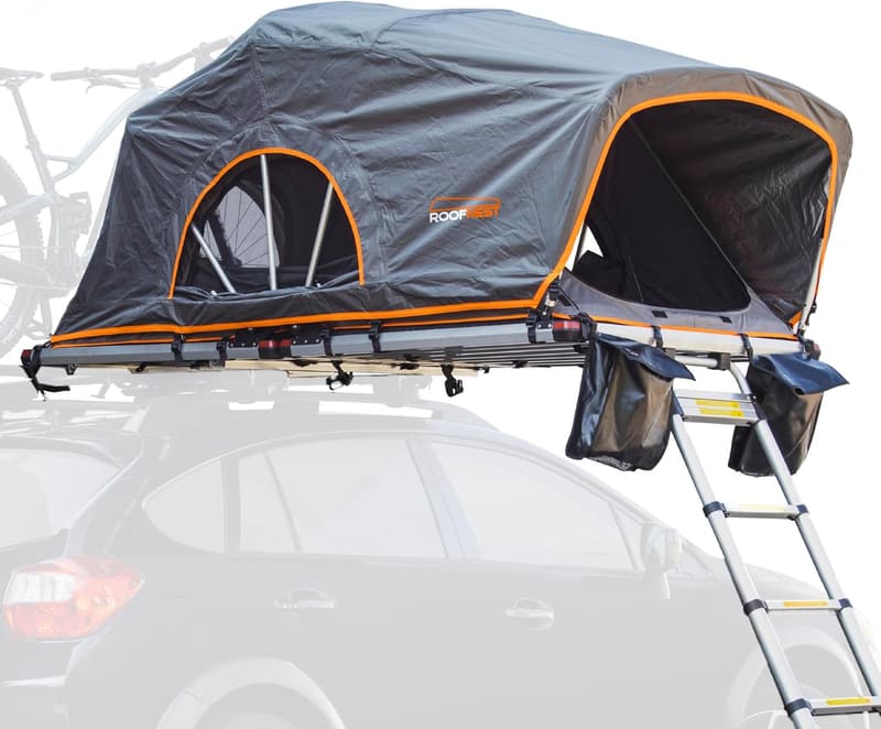 Lightweight Waterproof 2-Person Roof Top Tent for Camping