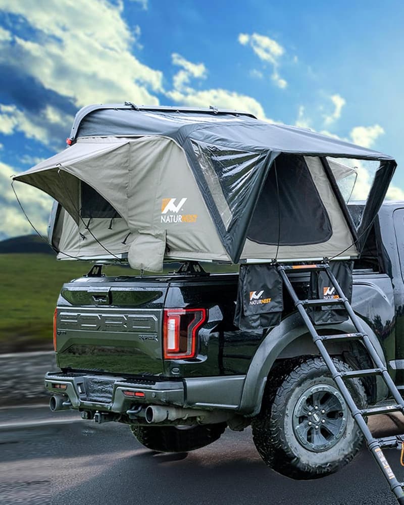Rooftop Tent for 2-4 People – Hard Shell Car Camping Tent