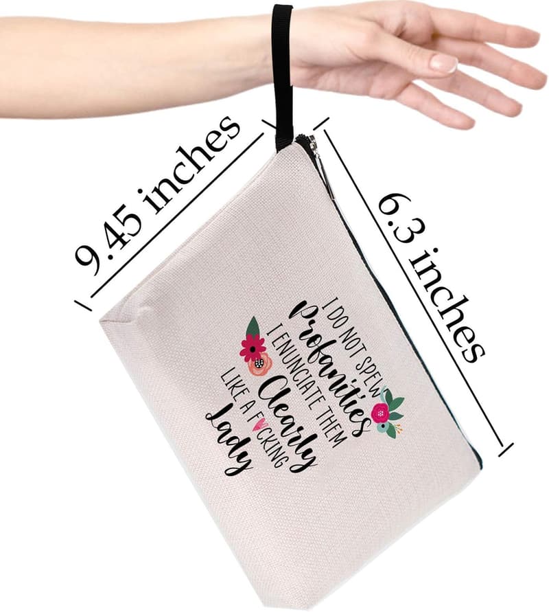 Humorous Office Makeup Bag for Women - 