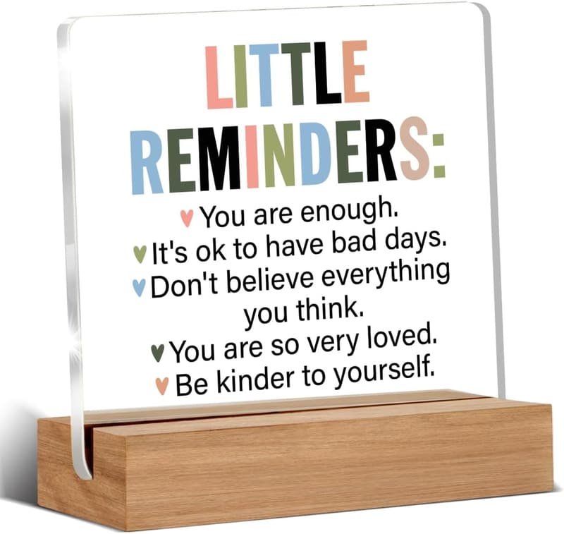Employee Appreciation Acrylic Desk Sign - 