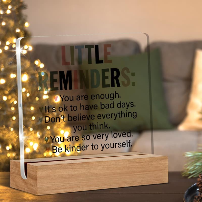 Employee Appreciation Acrylic Desk Sign - 