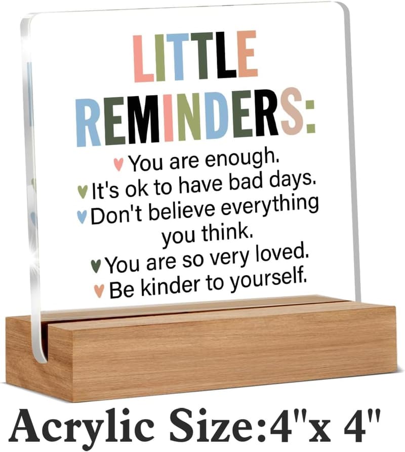 Employee Appreciation Acrylic Desk Sign - 