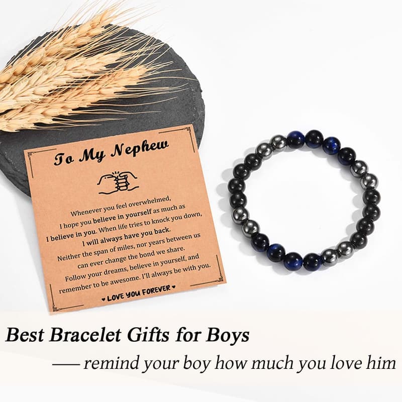 Triple Protection Bracelet for Son, Brother, Grandson - Birthday Gift