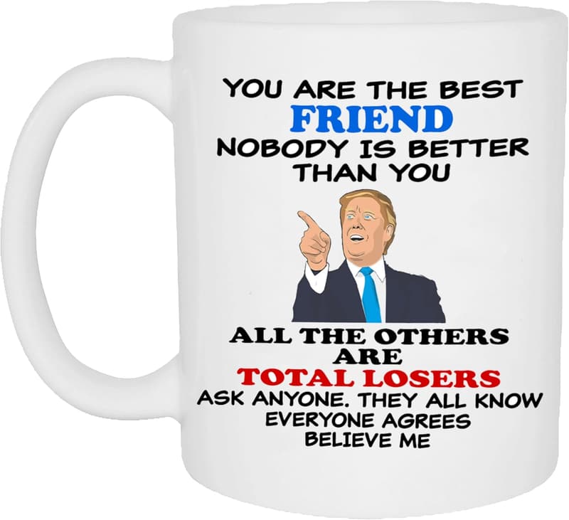 Funny Coffee Mug for Best Friends - Great Gift for Office Gags