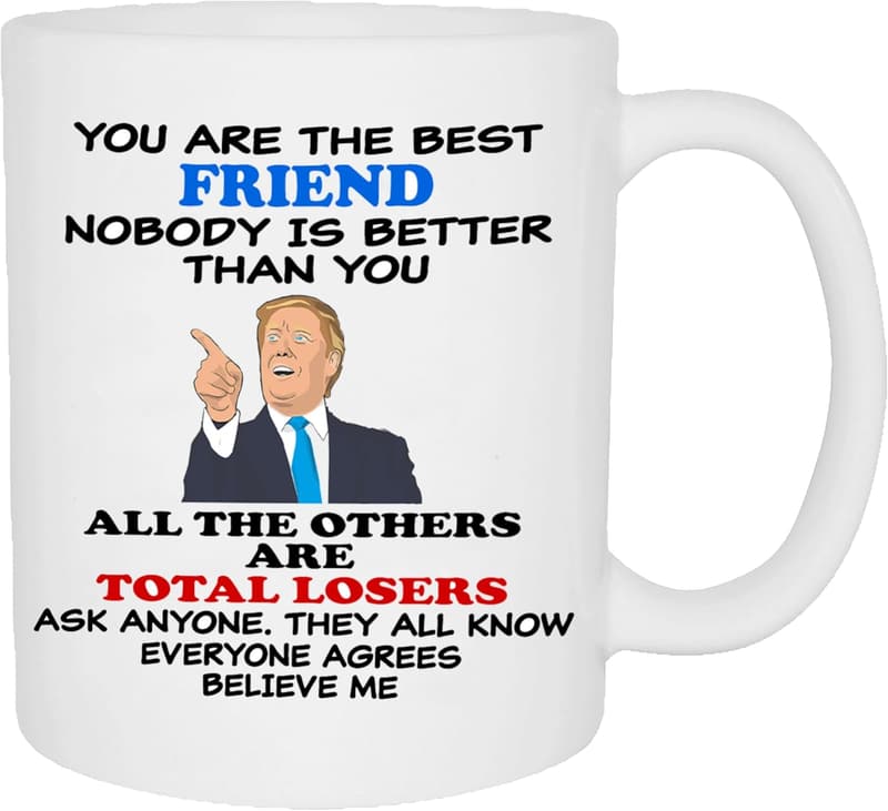 Funny Coffee Mug for Best Friends - Great Gift for Office Gags