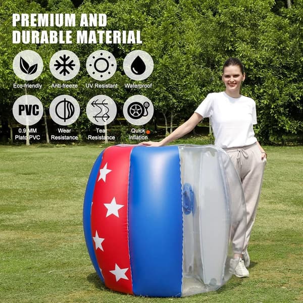 Inflatable Bumper Balls for Adults & Teens - 2 Pack