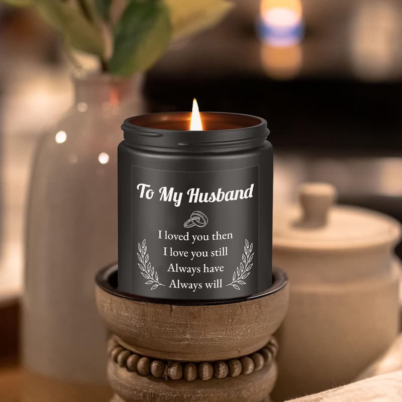 Father's Day Gift Set for Husband - Tumbler & Candle Box