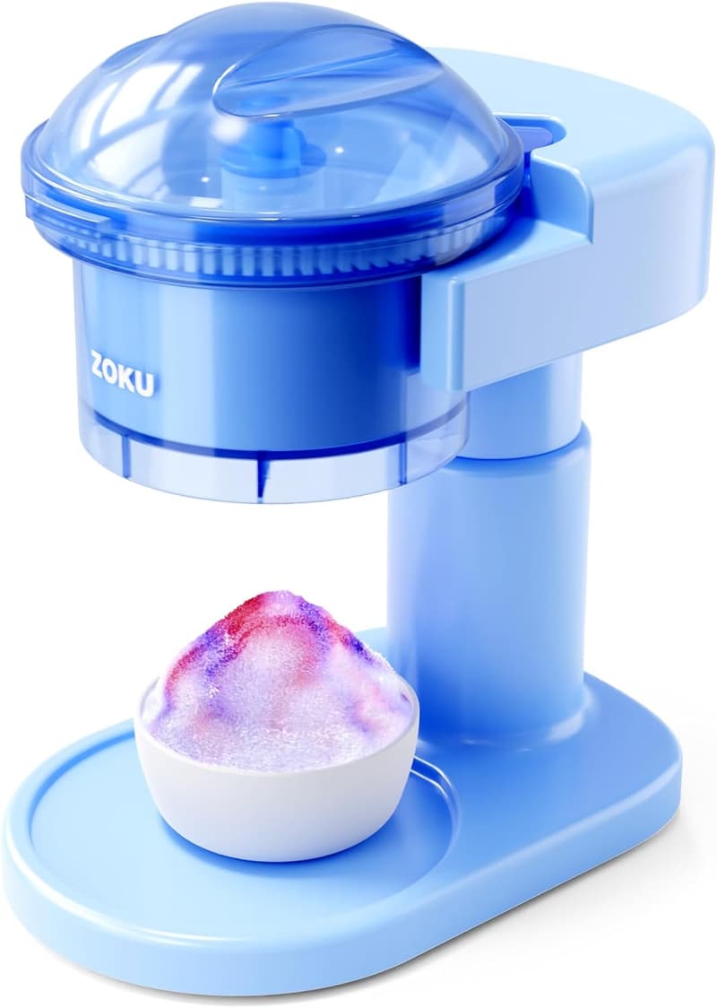 ZOKU Shaved Ice Maker with Stainless Steel Blades for Frozen Treats