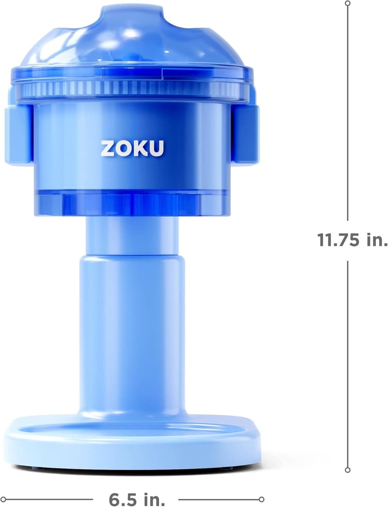 ZOKU Shaved Ice Maker with Stainless Steel Blades for Frozen Treats