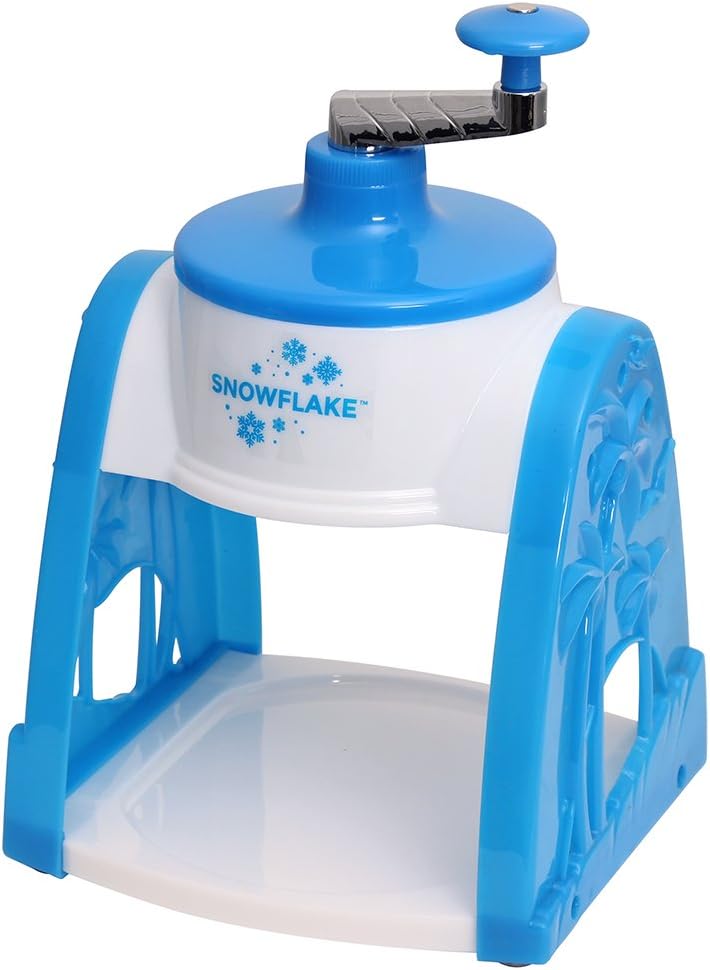 Snow Flake Mini Snow Cone Maker - White and Blue